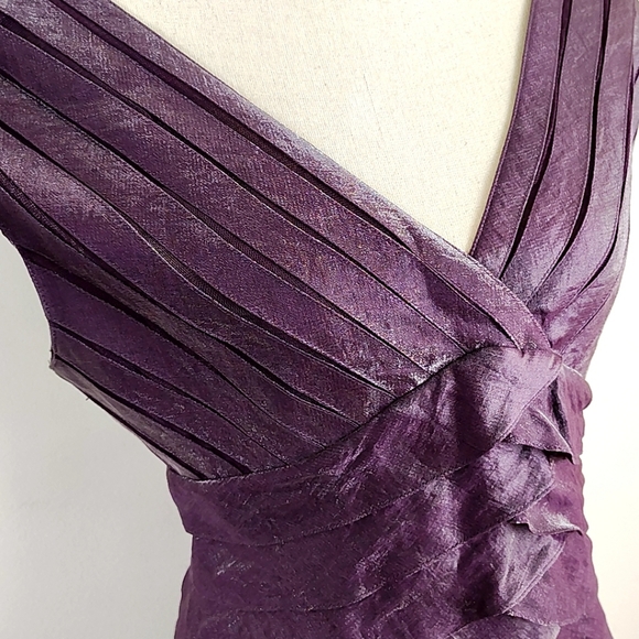 Adian Mattox Purple Cocktail Dress - Picture 12 of 15